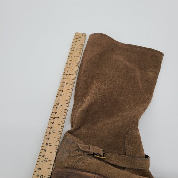 Guess by Marciano Suede Leather Riding Boots - Picture 10 of 11